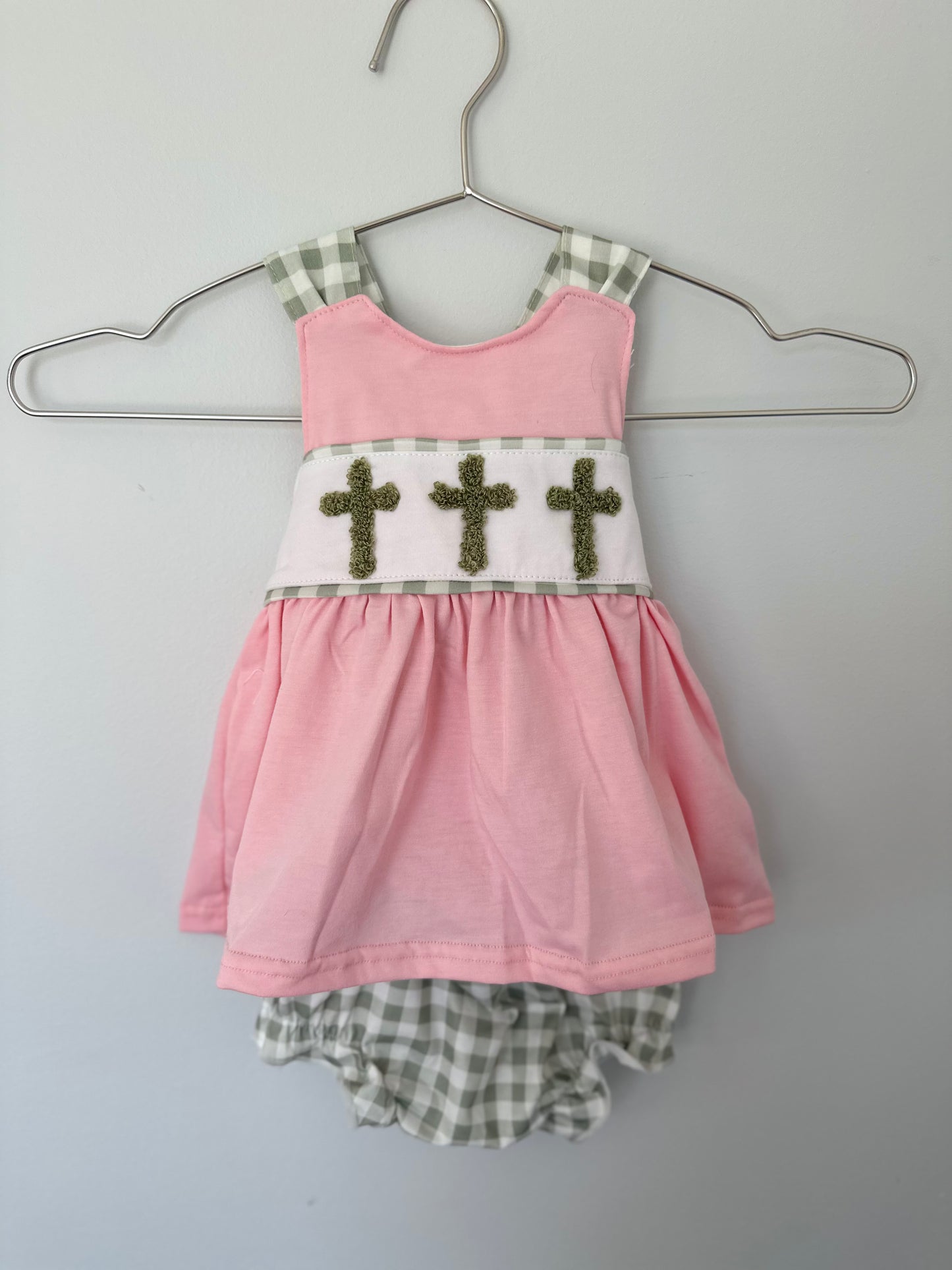 Pink and Green Cross Set