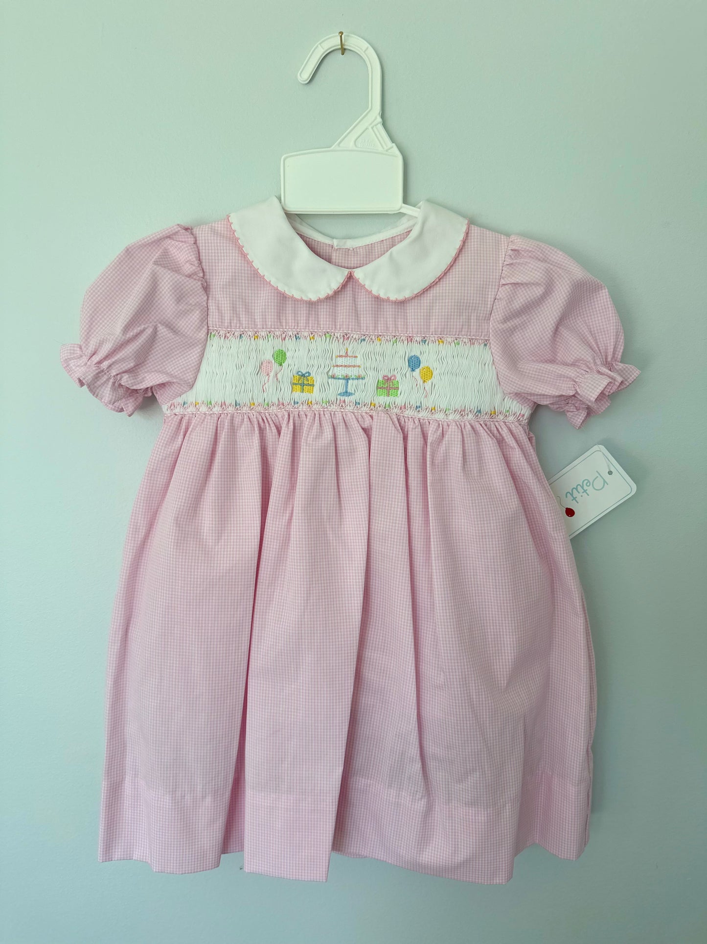 Petit Ami Pink Birthday Dress