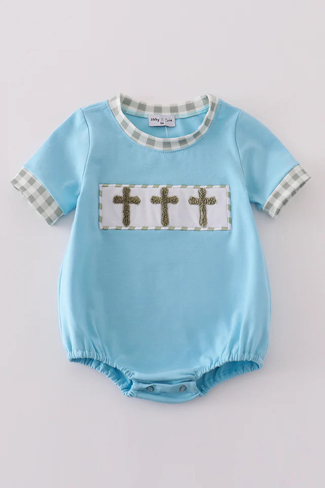 Blue and Green Cross Bubble