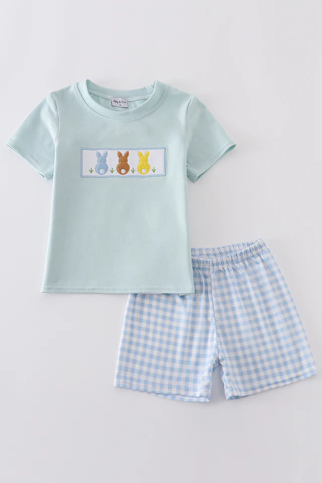 Blue Bunny Trio Set
