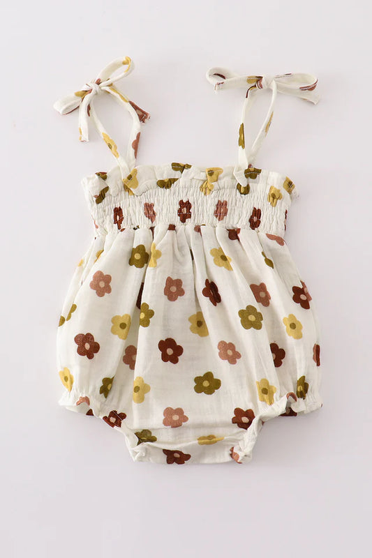Muslin Flower Romper
