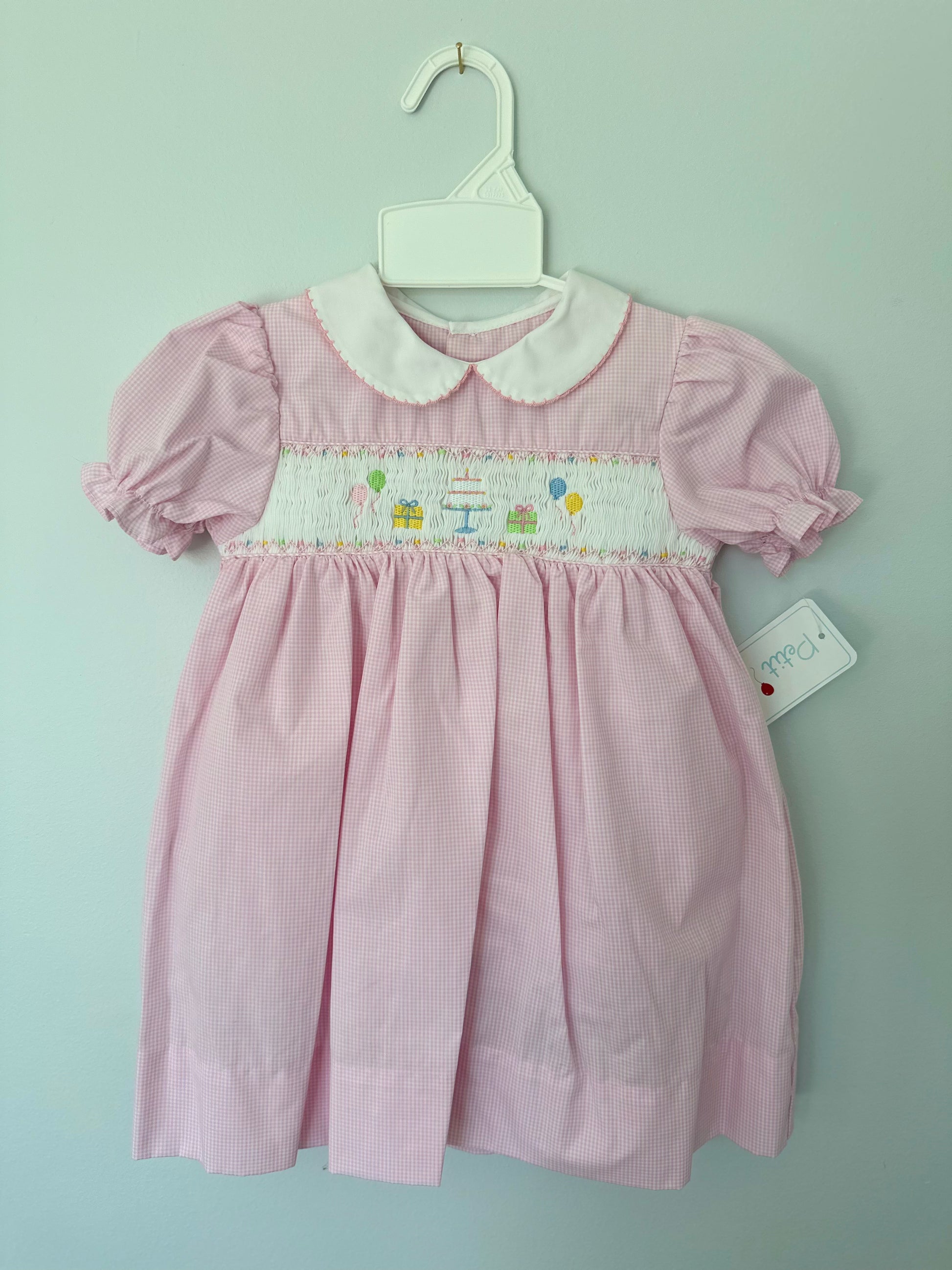 Petit Ami Pink Birthday Dress Smocked Sprouts Petit Ami Pink Birthday Dress Smocked Sprouts
